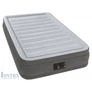 Надувная кровать Intex Comfort-Plush Mid Rise 99х191х33см.