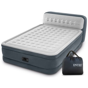 Надувная кровать Intex Queen Headboard Air Bed 64448, 152х236х86 см.